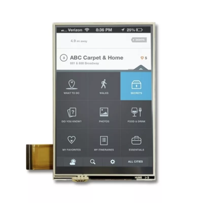 3,5 '' 320x480 TFT модул на допир TFT