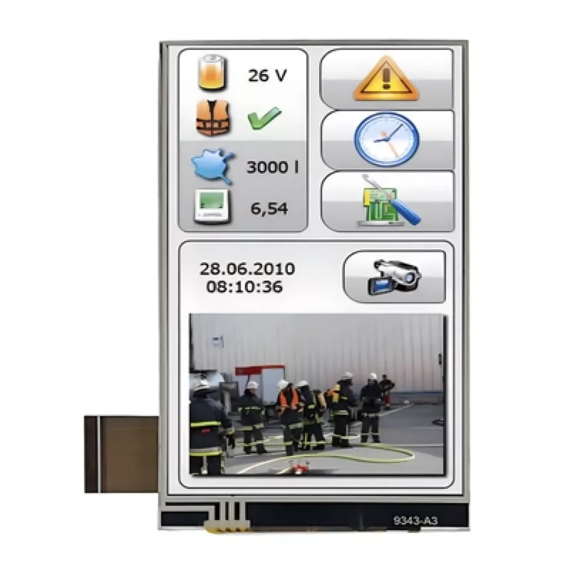 3,97 '' 480x800 резистентен допир IPS TFT модул
