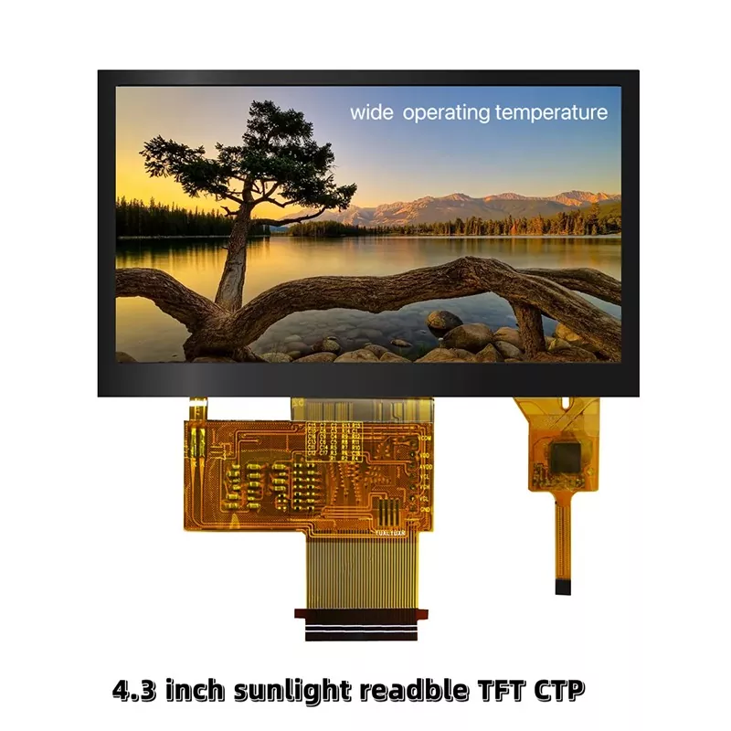 4,3 инчи 480x272 со модул TFT на екран на допир