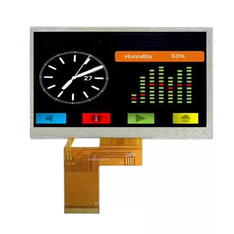 4,3 инчи широк температура TFT модул