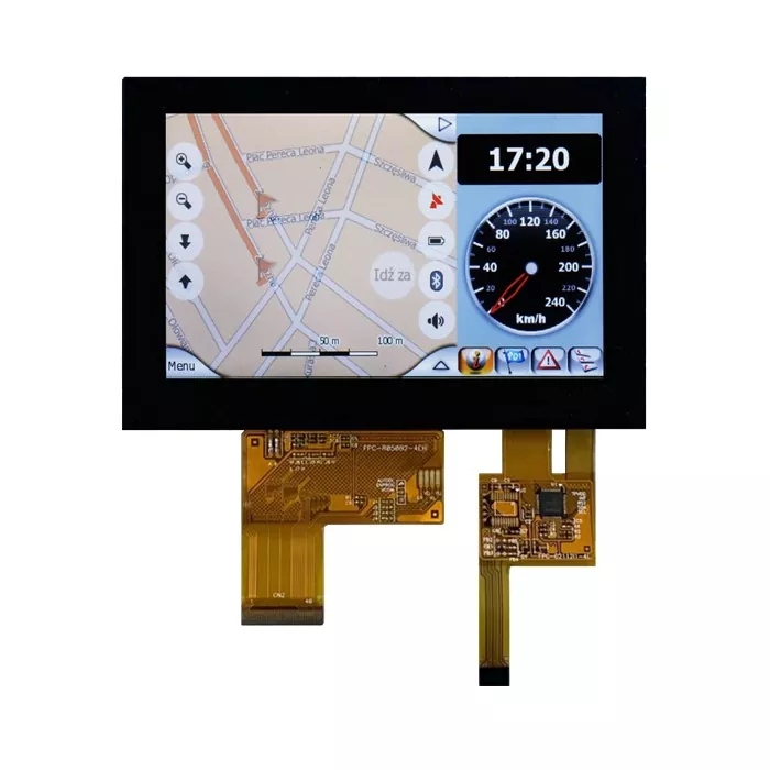 5 инчи 800x480 трансфлективен TFT модул