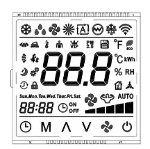 VA негативен LCD модул